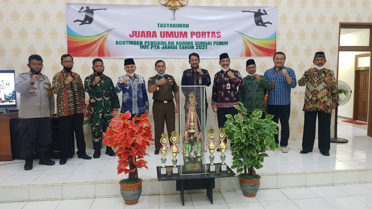 Juara Umum, Bupati dan Forkopimda Kerinci Hadiri Tasyakuran PA Sungai Penuh